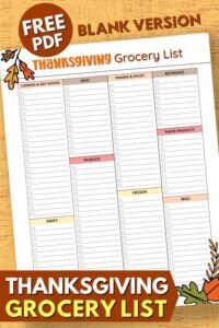 70 Ideas for Your Thanksgiving Shopping List (Free Printable!)