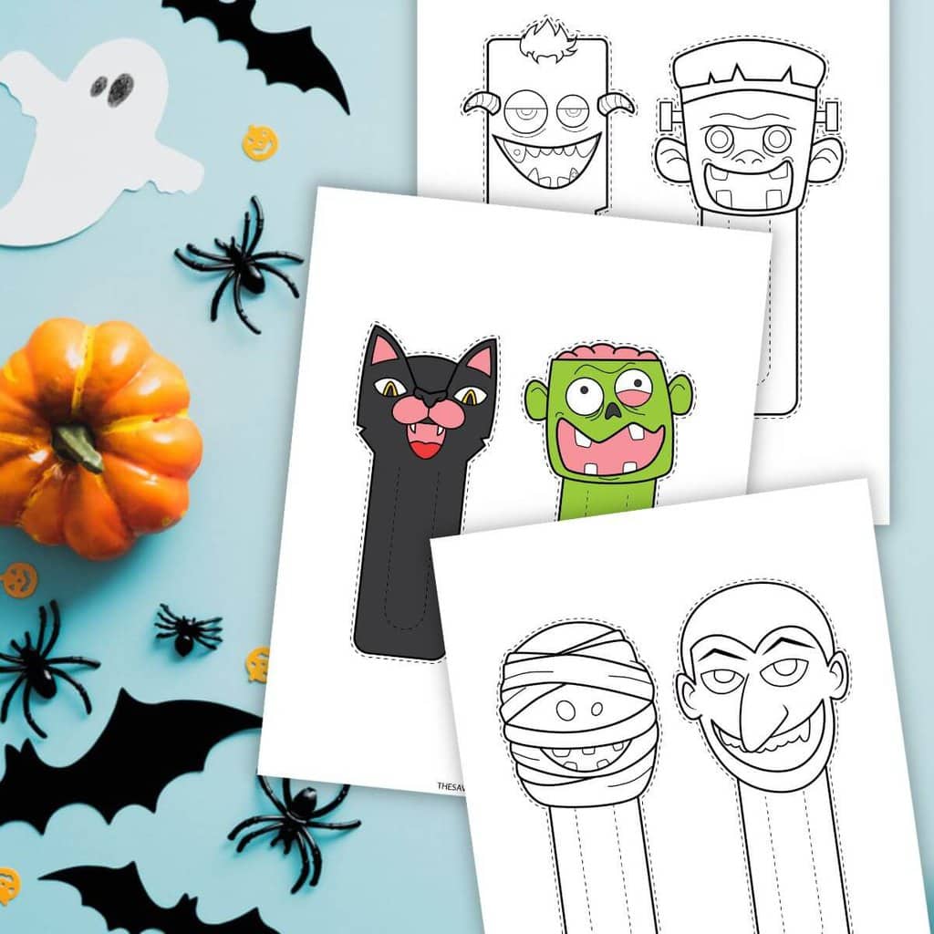 12 Free Printable Halloween Bookmarks for Kids