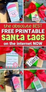 Free Printable Santa Tags - 7 Gift Tag Designs to Choose From!