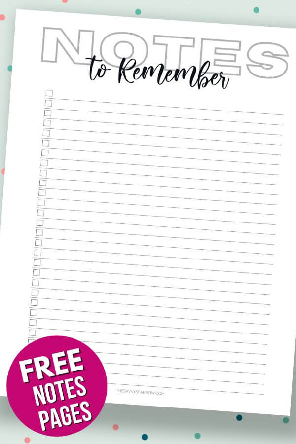 Notes Printable Template Left Cornell Notes Dot Paper Pdf A4 Free