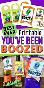 You've Been Boozed - Free Printable Halloween Booze Gift Tags!