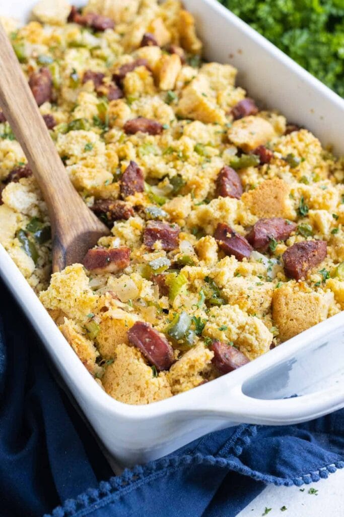 cornbread dressing with sausage