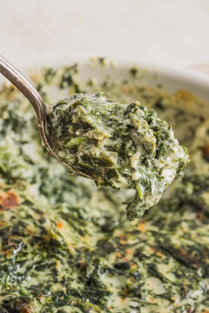 creamed spinach