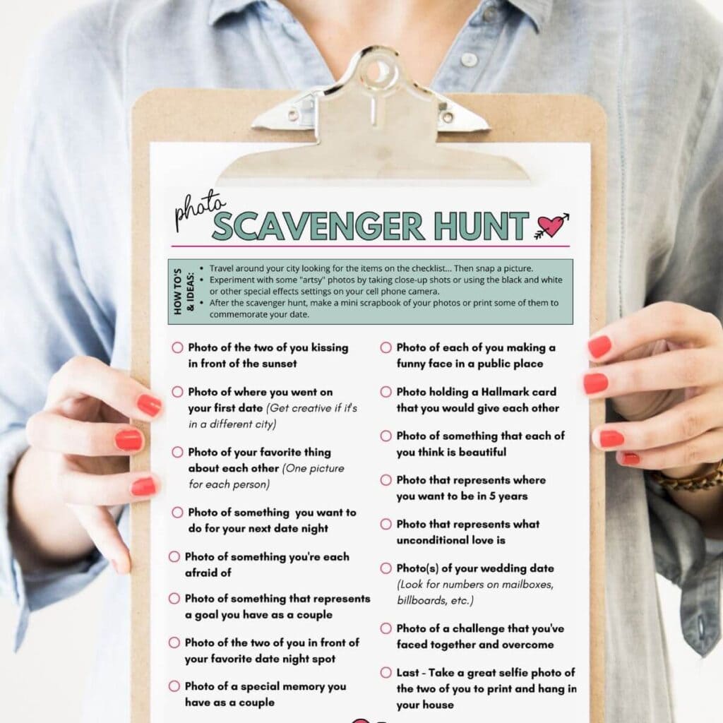 printable couples scavenger hunt