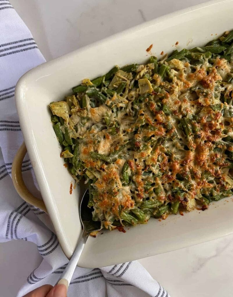 green bean artichoke casserole