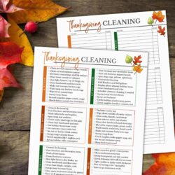 Tackle Your Thanksgiving Cleaning With This Printable Checklist!