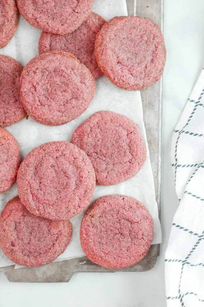 pink sugar cookies