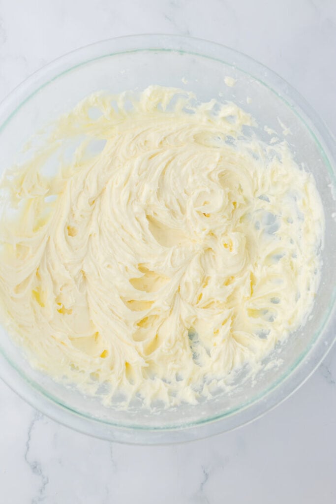 buttercream icing in a bowl