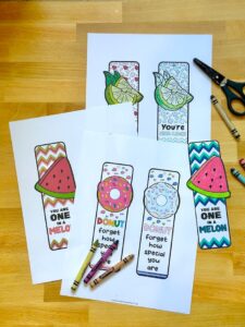 Free Printable Valentine Bookmarks for Kids - The Savvy Sparrow