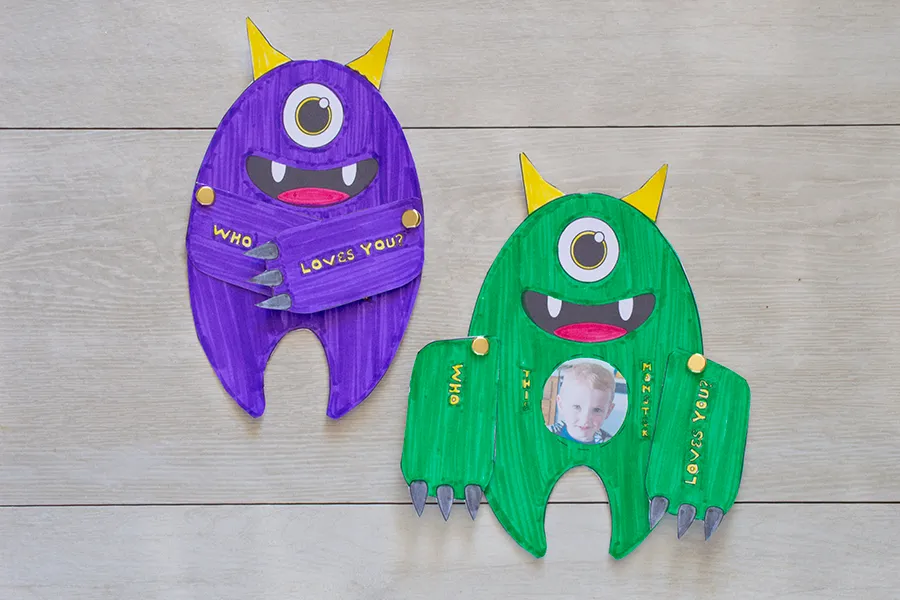 monster card crafts