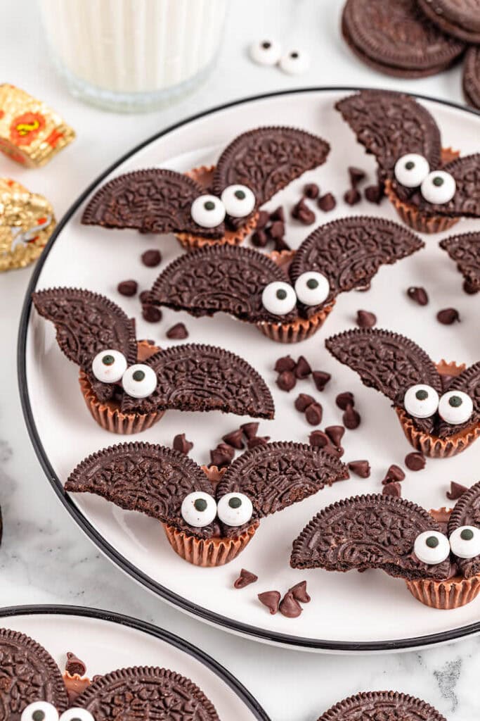 Oreo bats with Reese's cups