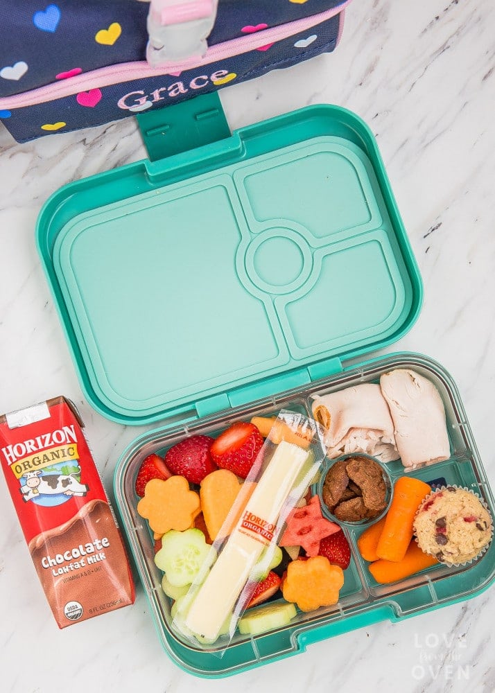 school lunch in a bento box