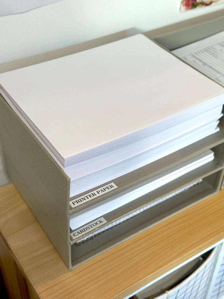 stackable paper trays for sorting paperwork