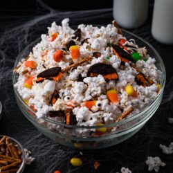 Halloween popcorn mix