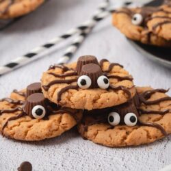 peanut butter spider cookies