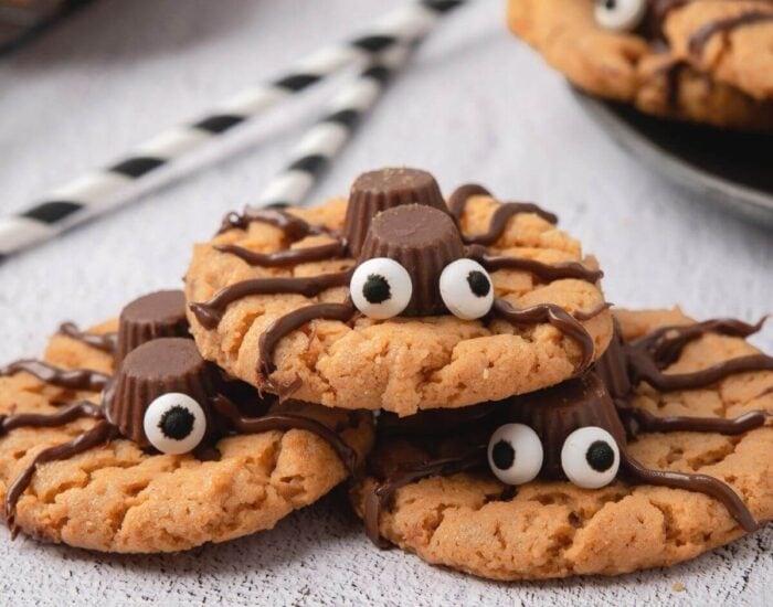 peanut butter spider cookies