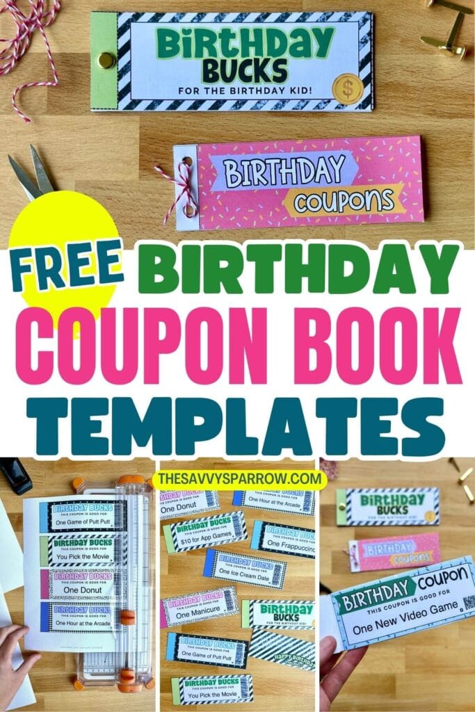 free birthday coupon book templates
