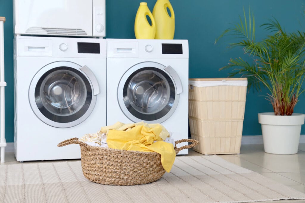 laundry room with a washer and dryer