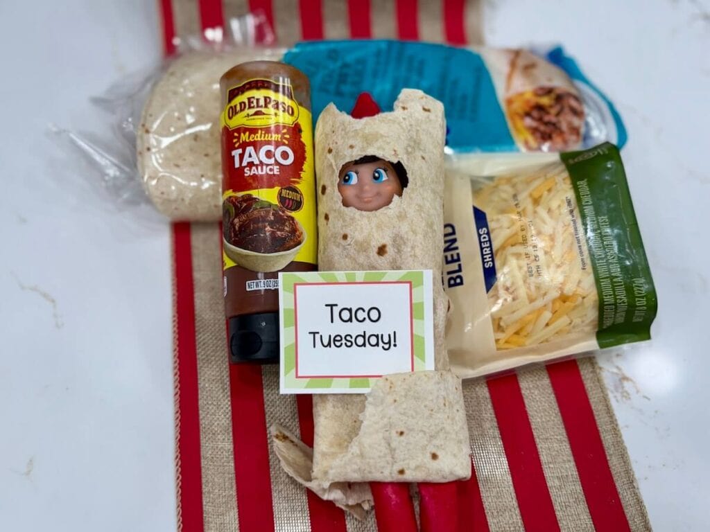Elf on the Shelf taco night