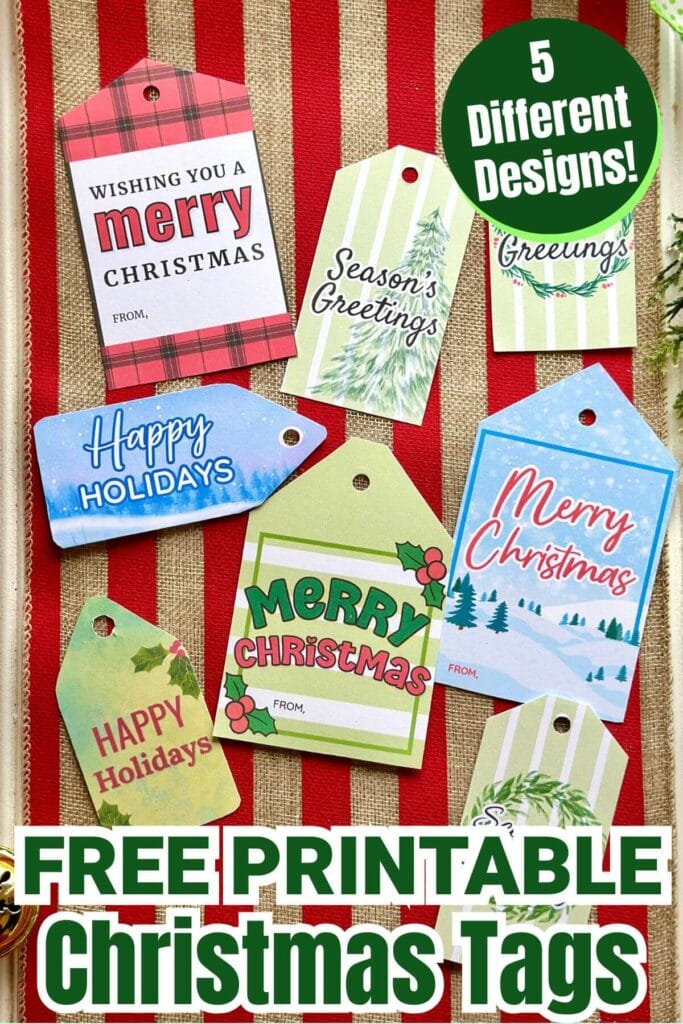free printable Christmas gift tags