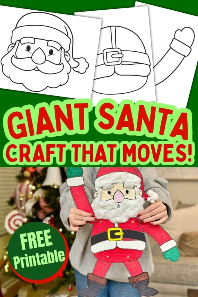 giant Santa craft that moves