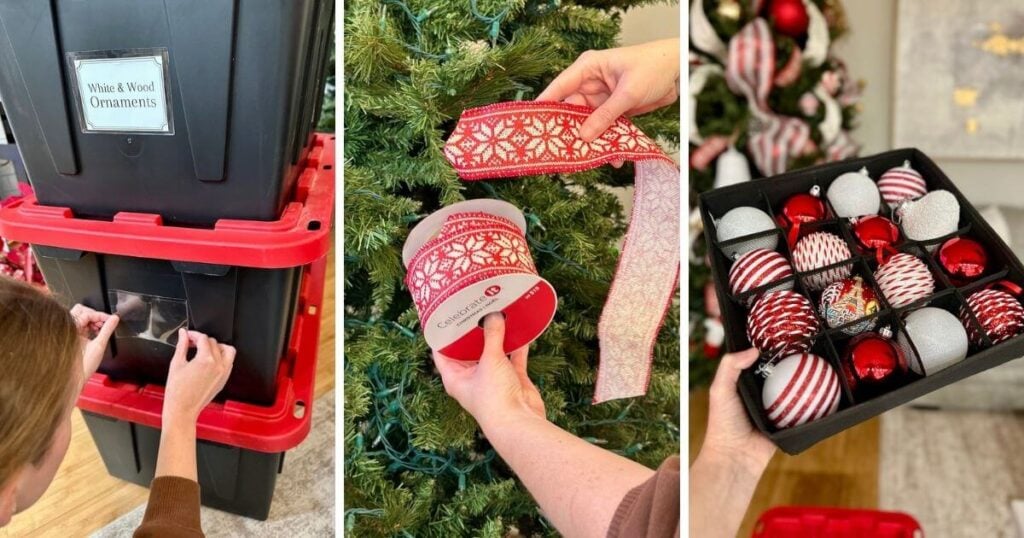 Christmas decorations storage and organizing ideas