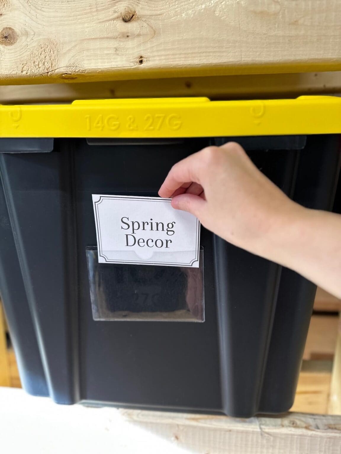 The Free Garage Storage Bin Labels That Are Saving My Sanity
